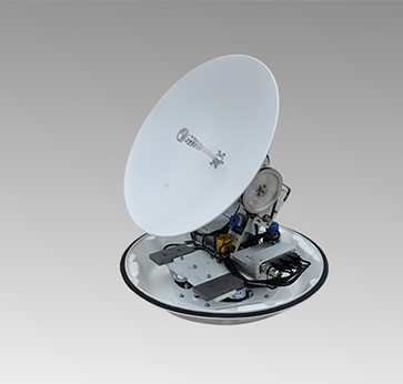 Entraînement harmonique pour antenne de communication par satellite
