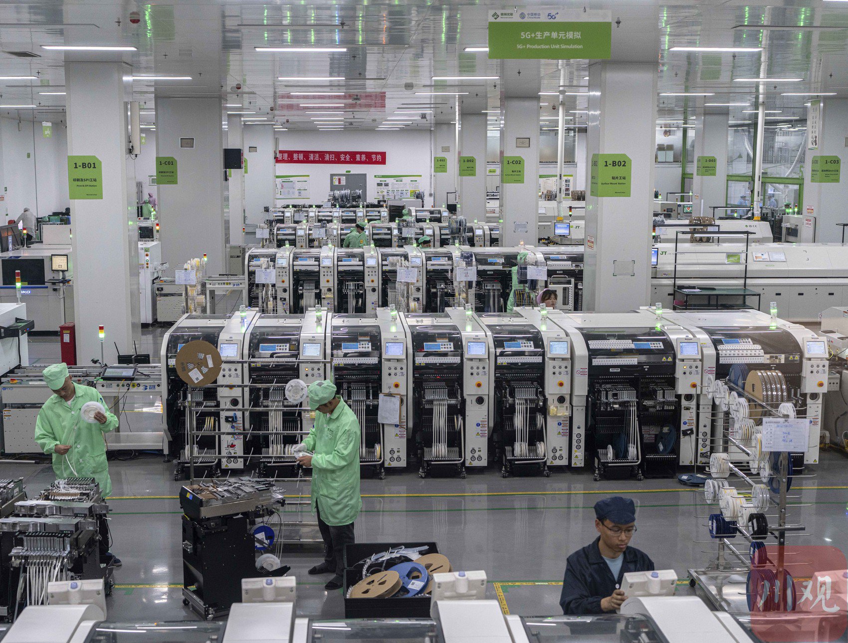 Moteur à entraînement direct pour ligne de production automatisée