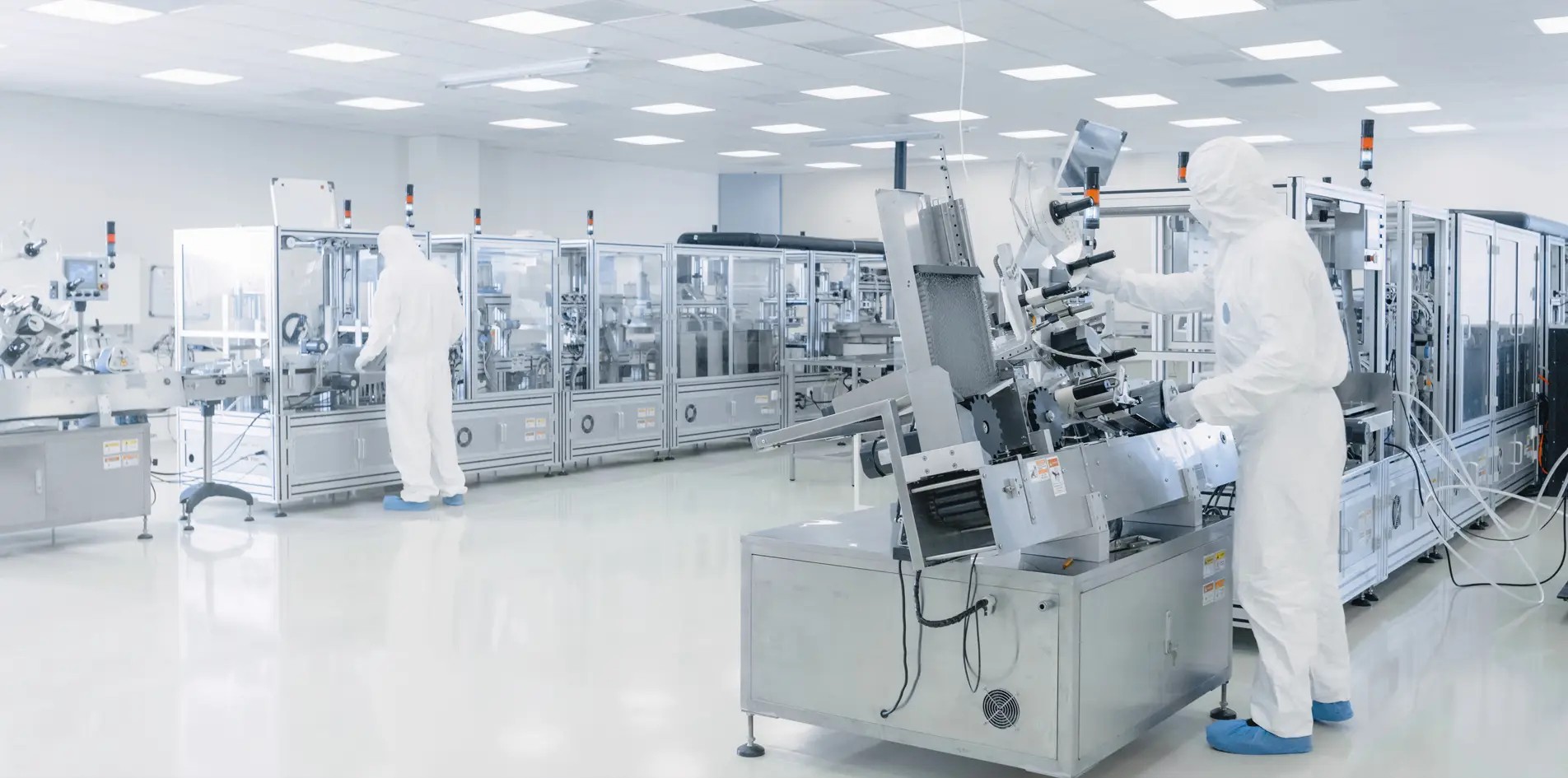 Moteur à entraînement direct pour ligne de production médicale