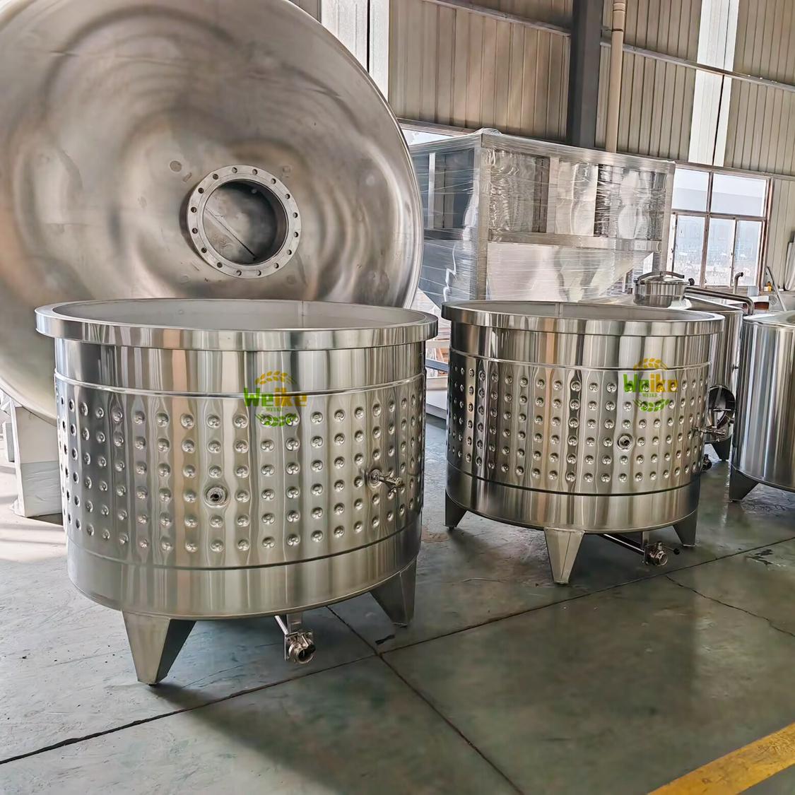 2000L tequila open top fermentation tanks