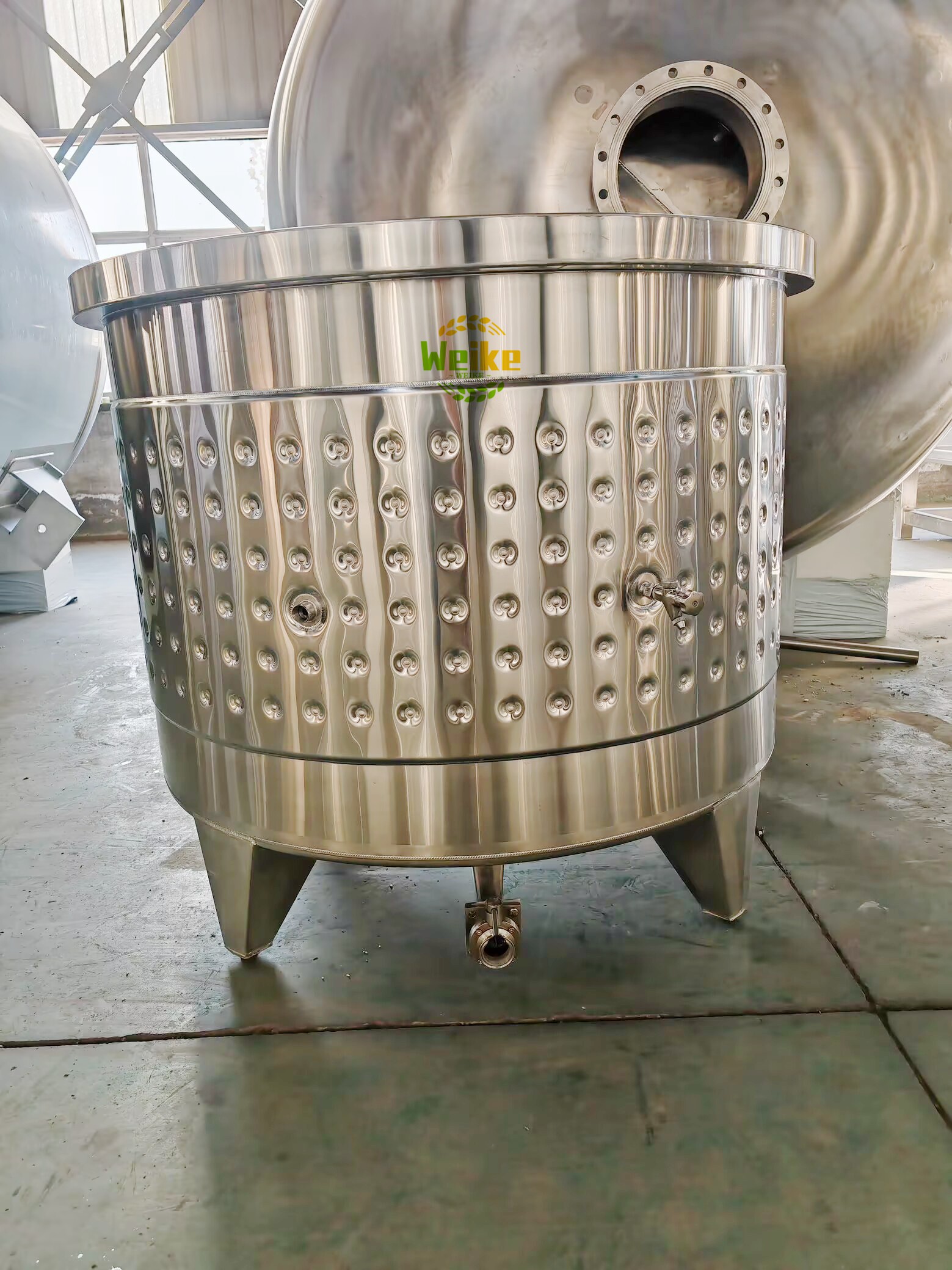 2000L tequila open top fermentation tanks