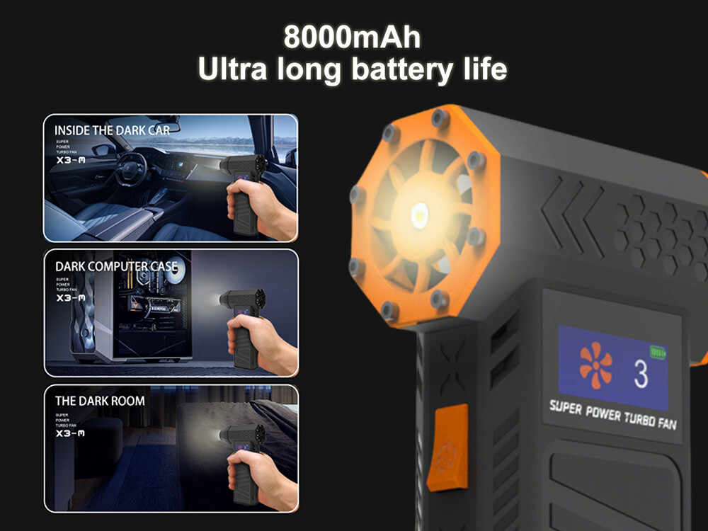 Ventilador turbo Car Clean Power X3M