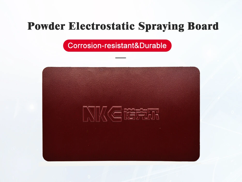 Placa de pulverización electrostática de polvo
