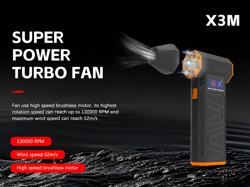 Ventilateur turbo Car Clean Power X3M