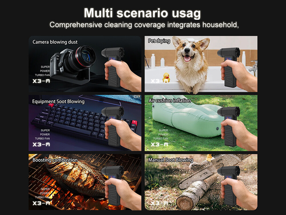 Ventilateur turbo Car Clean Power X3M