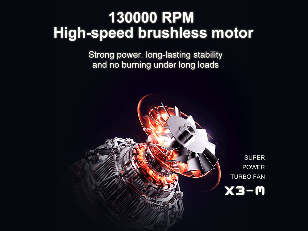 Ventilador Turbo Car Clean Power X3M