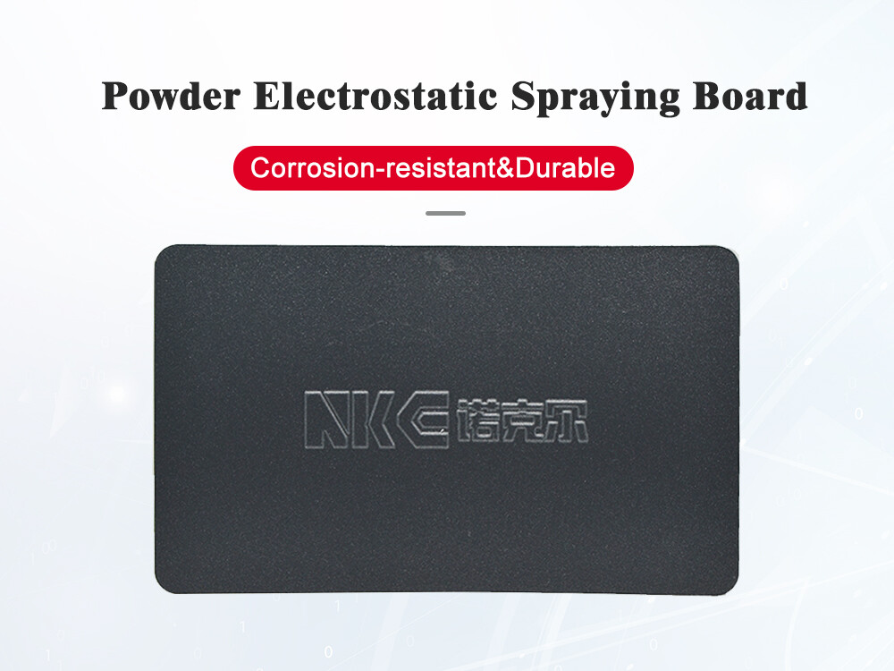 Placa de pulverização eletrostática a pó