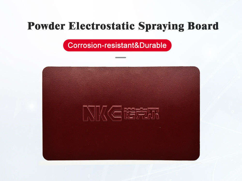 Placa de pulverização eletrostática a pó