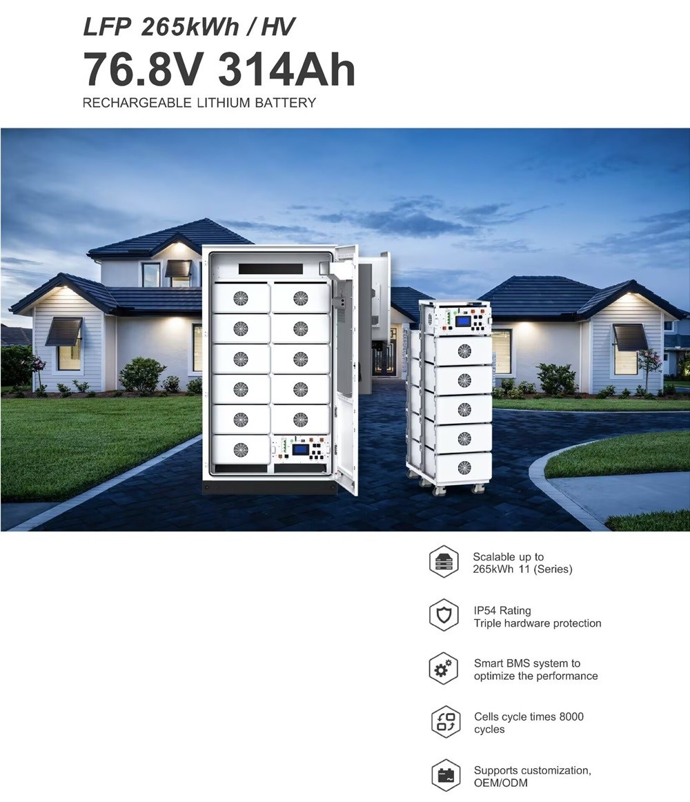 76.8v 314Ah Battery