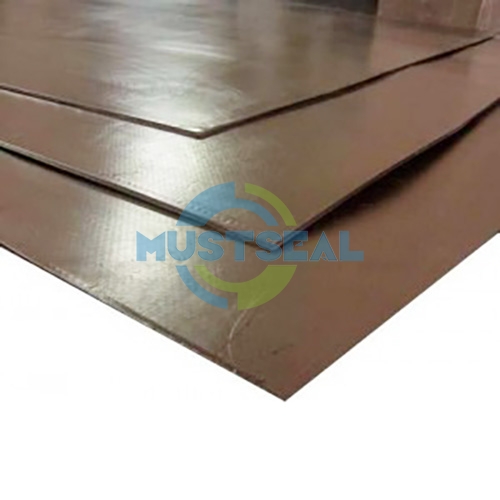 Soft Golden Mica Sheet with Metal Tanged