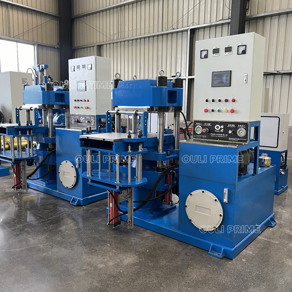 Prensa de vulcanización de caucho en columna