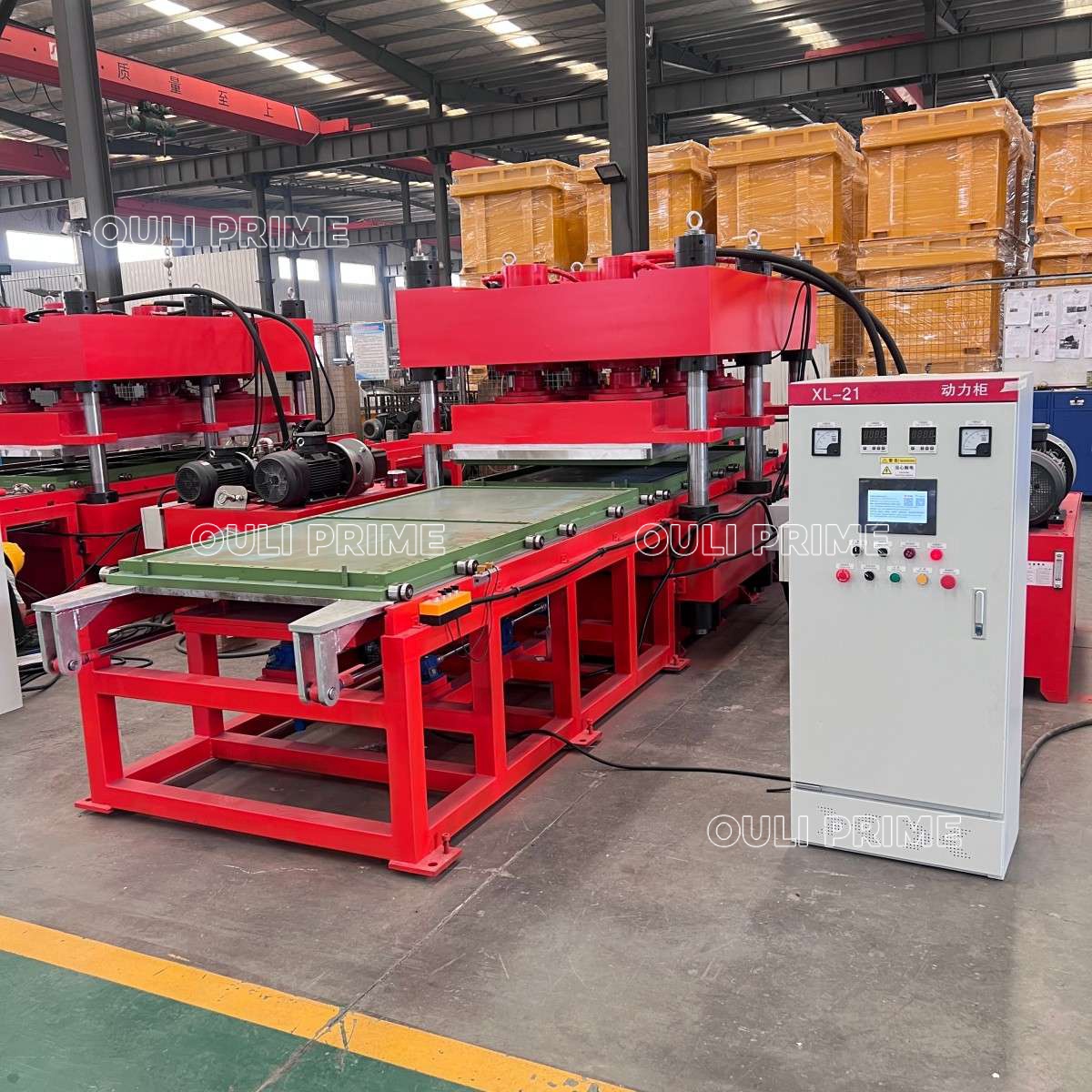 250Ton XLB-D 1100×2200 máquina para hacer baldosas de goma para gimnasios / máquina para baldosas de goma