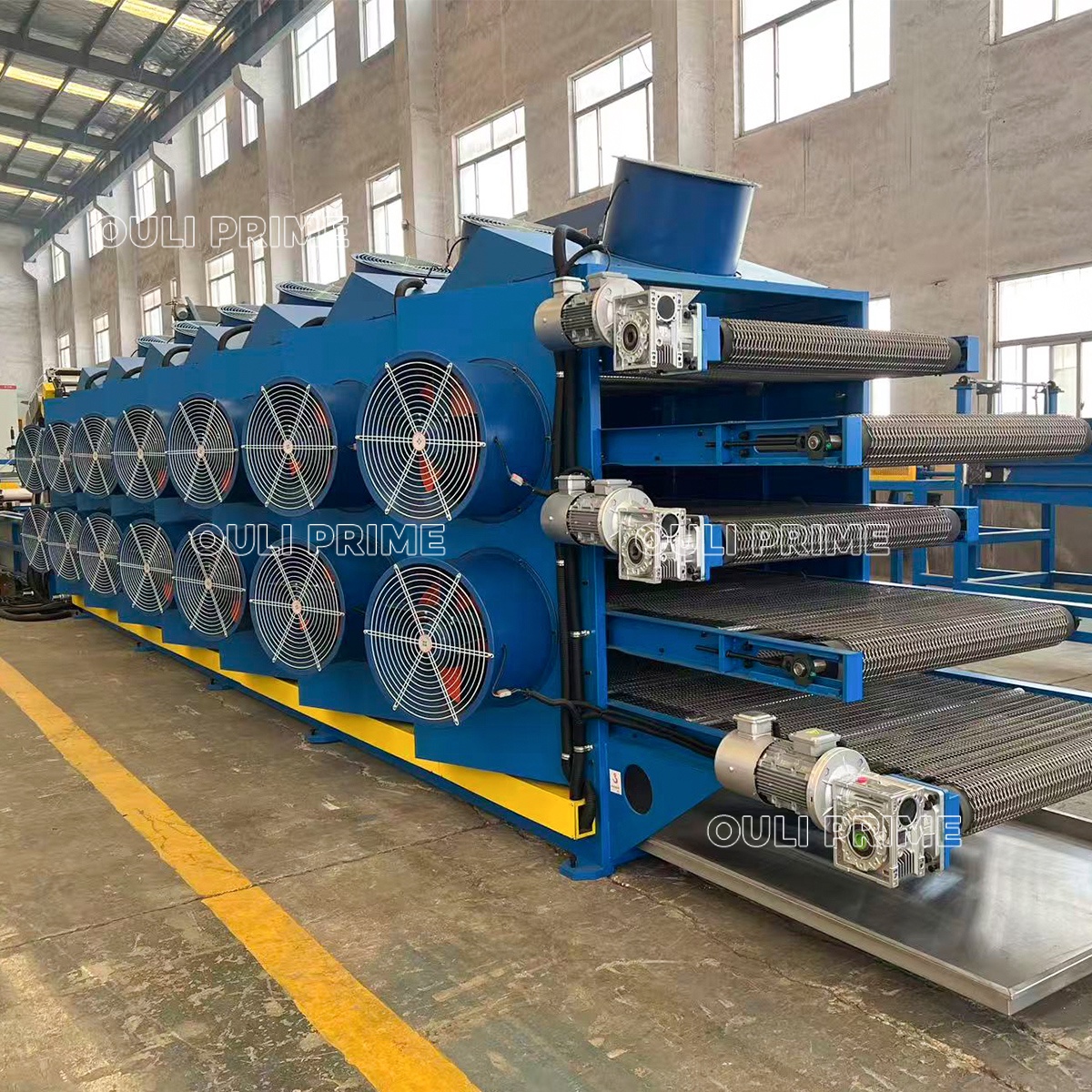 Máquina de enfriamiento por banda tipo lote