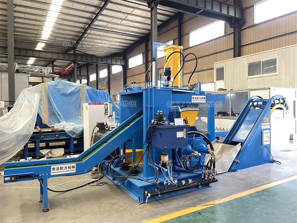 Máquina de amassar borracha com pistão pneumático