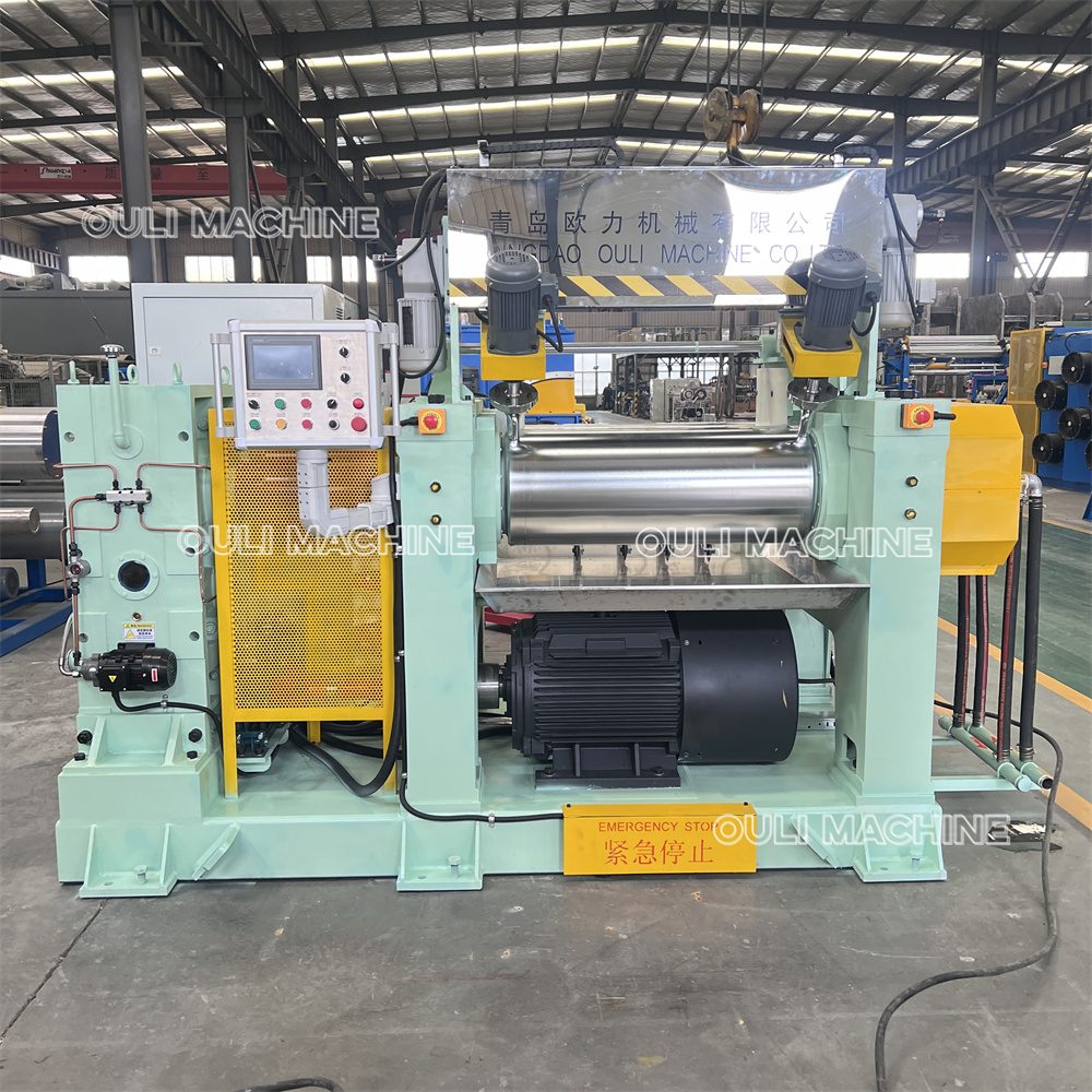 Moinho de mistura de borracha de design compacto