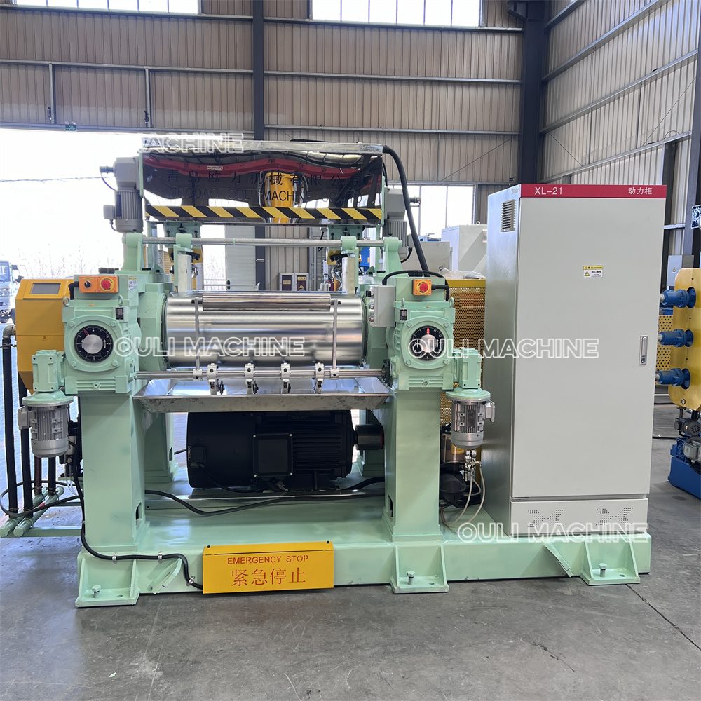 Moinho de mistura de borracha de design compacto