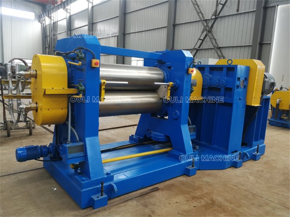 Calandra de Borracha de Dois Rolos