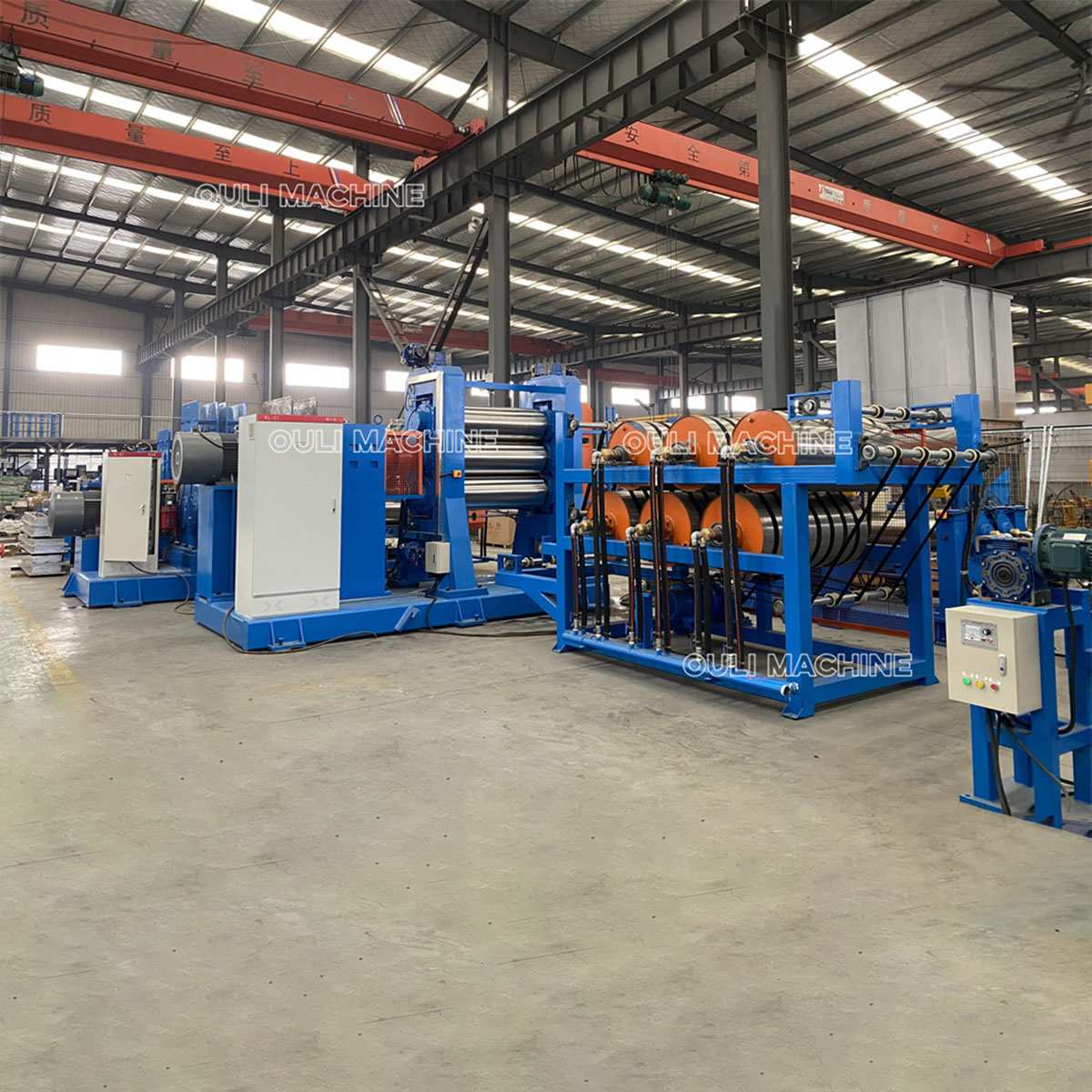 Tres rodillos de caucho