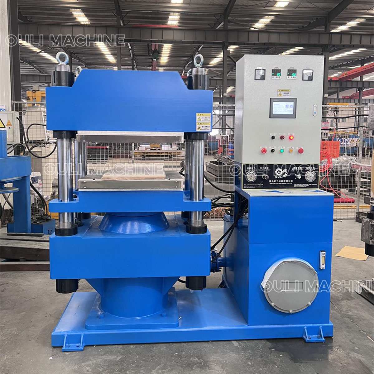 Prensa de vulcanización de estructura de columna