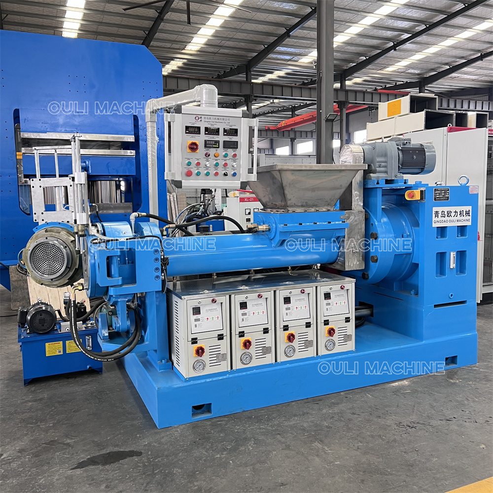 Máquina de extrusión de caucho con alimentación en frío