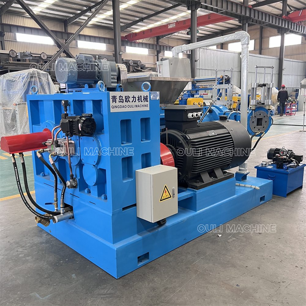 Máquina de extrusión de caucho con alimentación en frío
