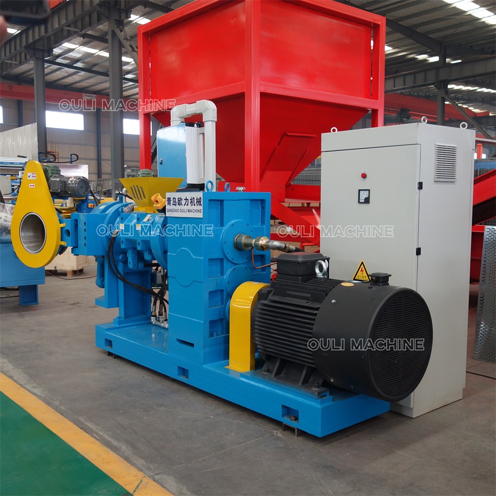 Máquina coladora de caucho