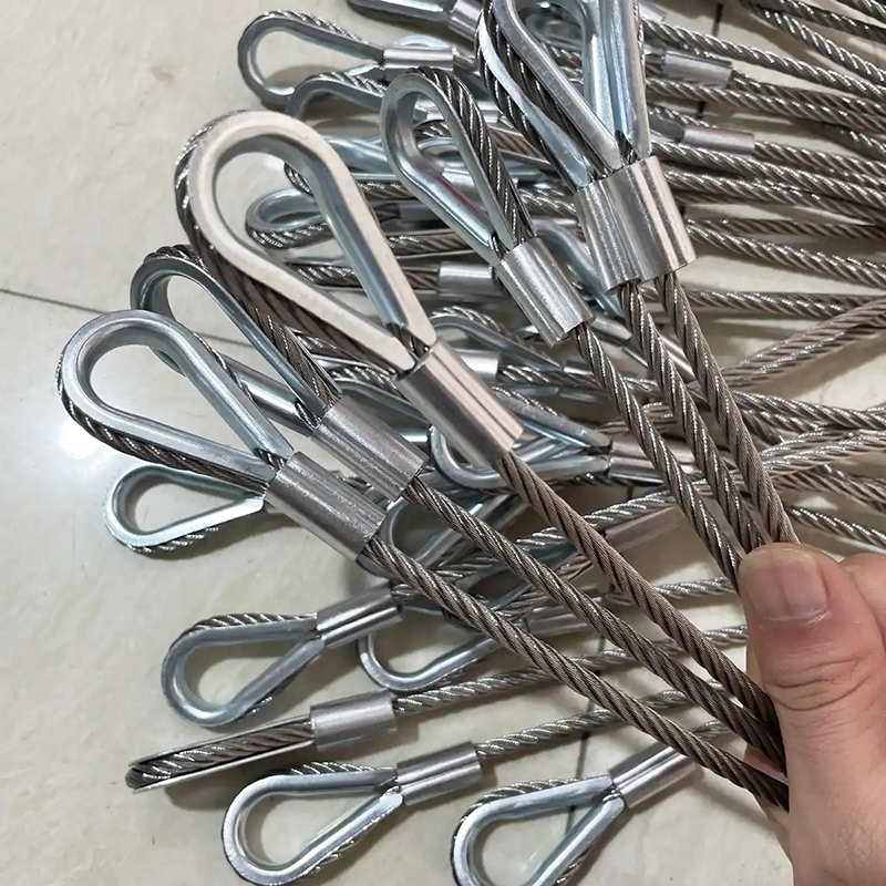 Steel Wire Rope Sling with Thimble for Lifting