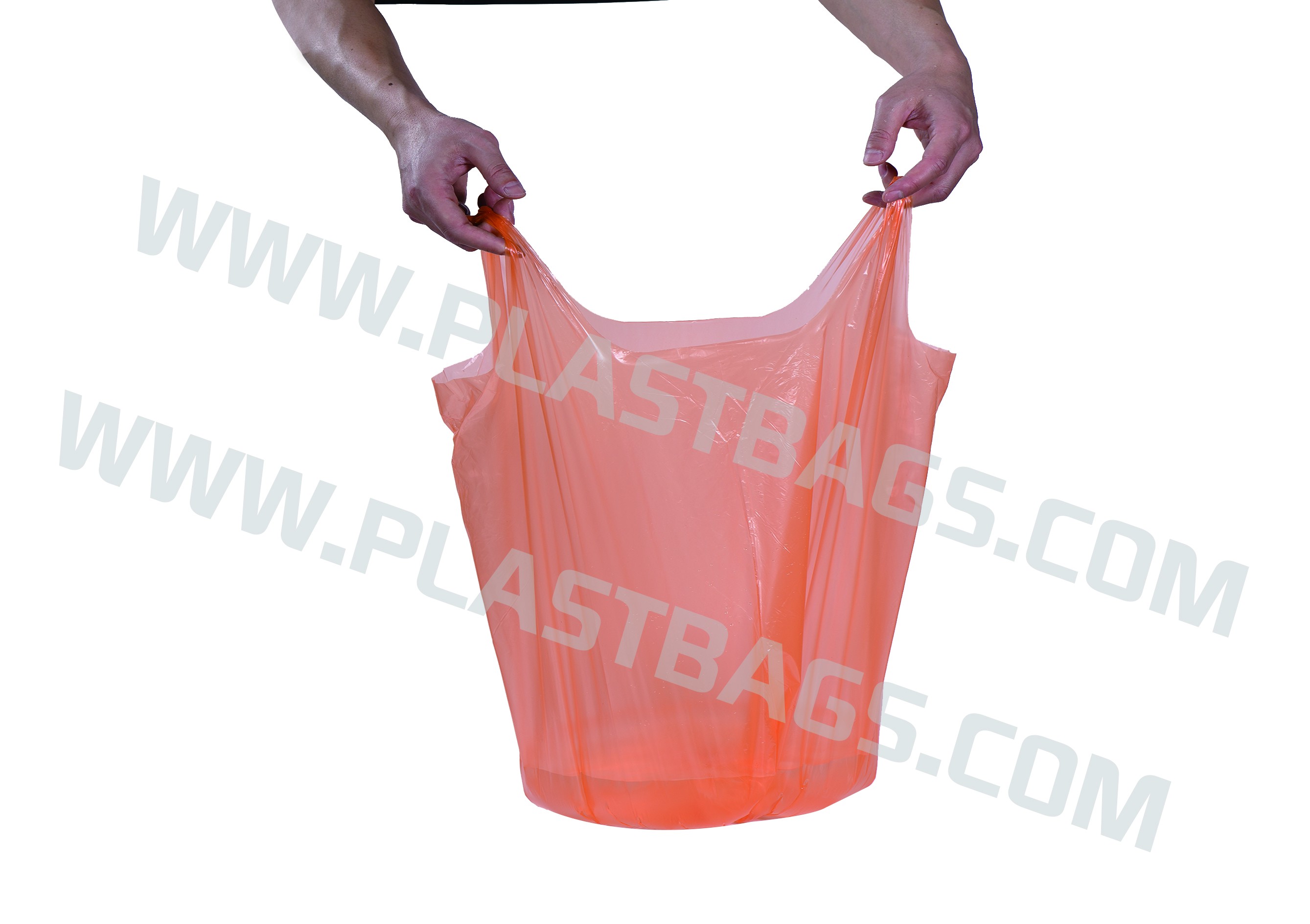 Tie Handle(T-shirt) Garbage bags on rolls