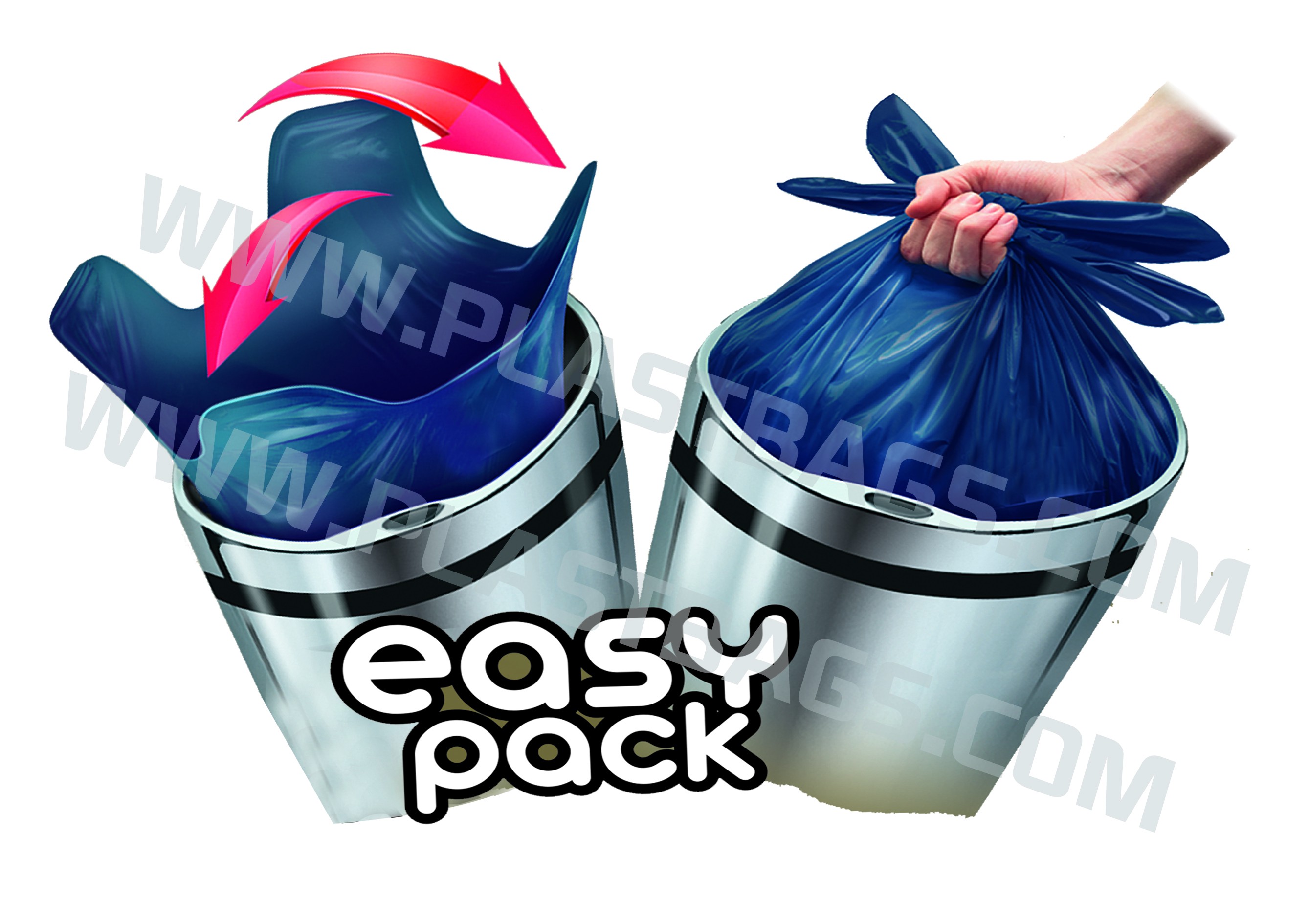 Wave Top(S top) Garbage bags on rolls