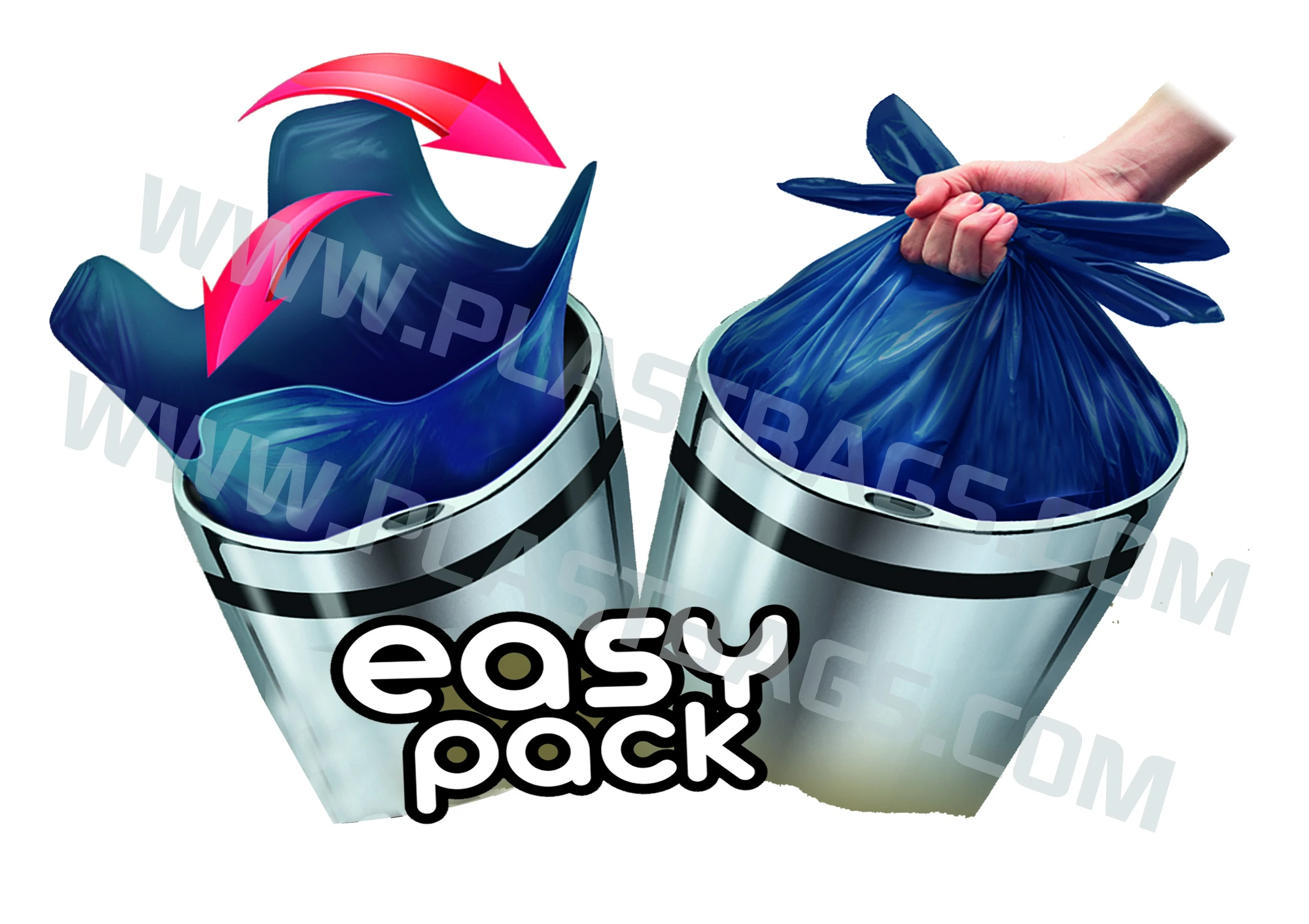 Wave Top(S top) Garbage bags on rolls