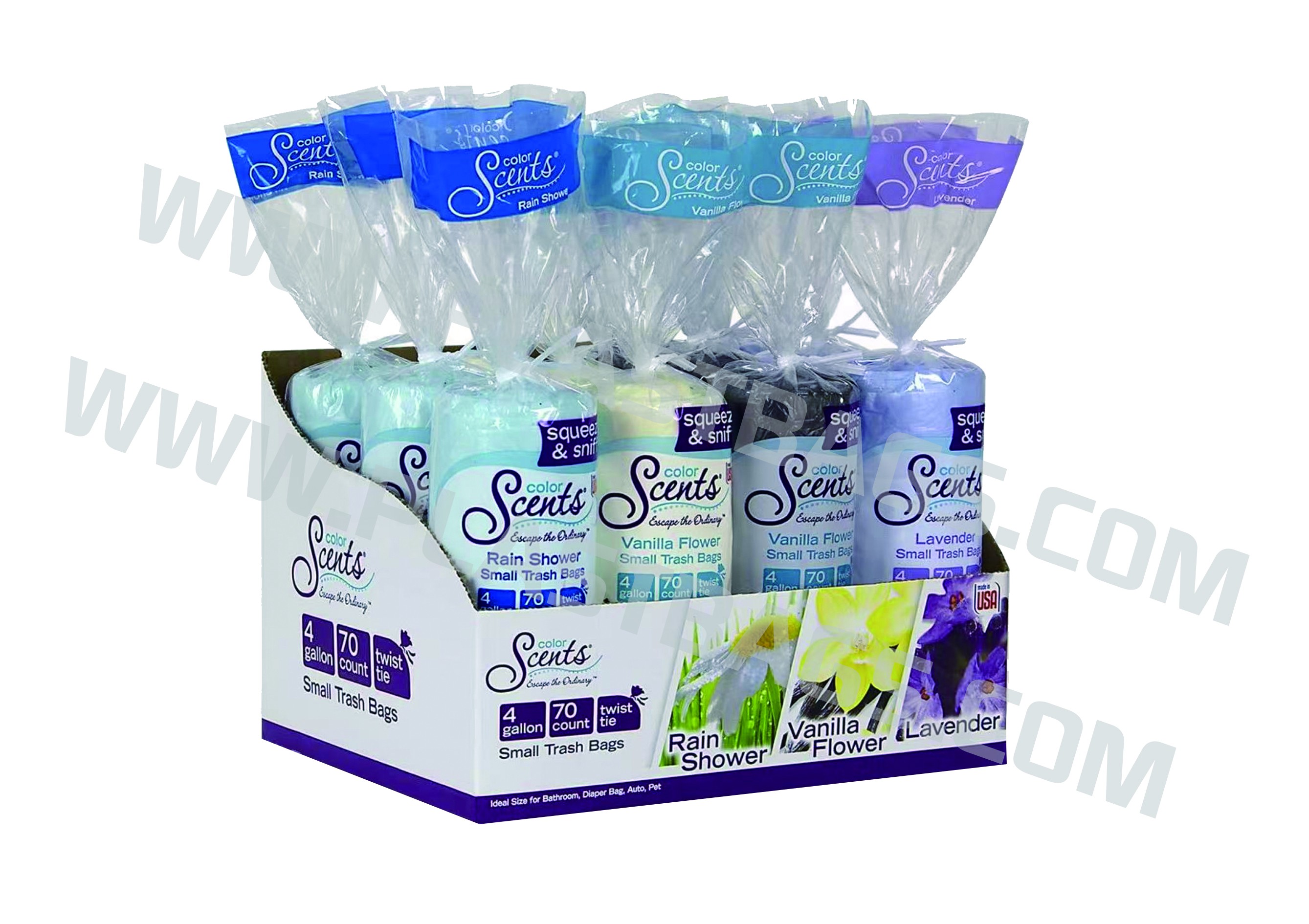 Perfumed garbage bags