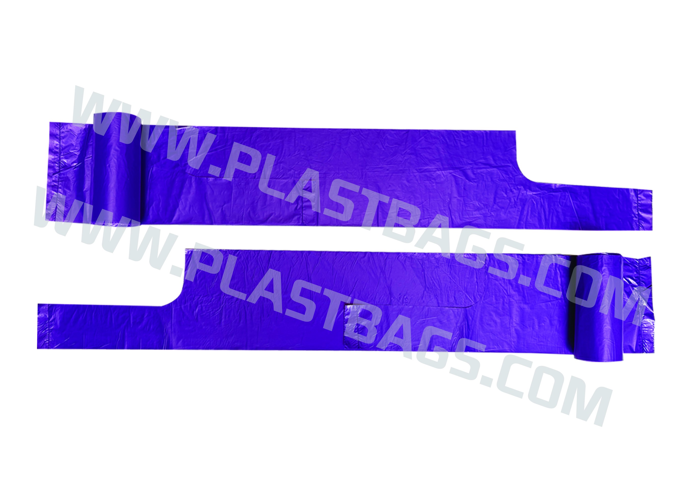 T-Shirt Garbage bags interleaved on roll