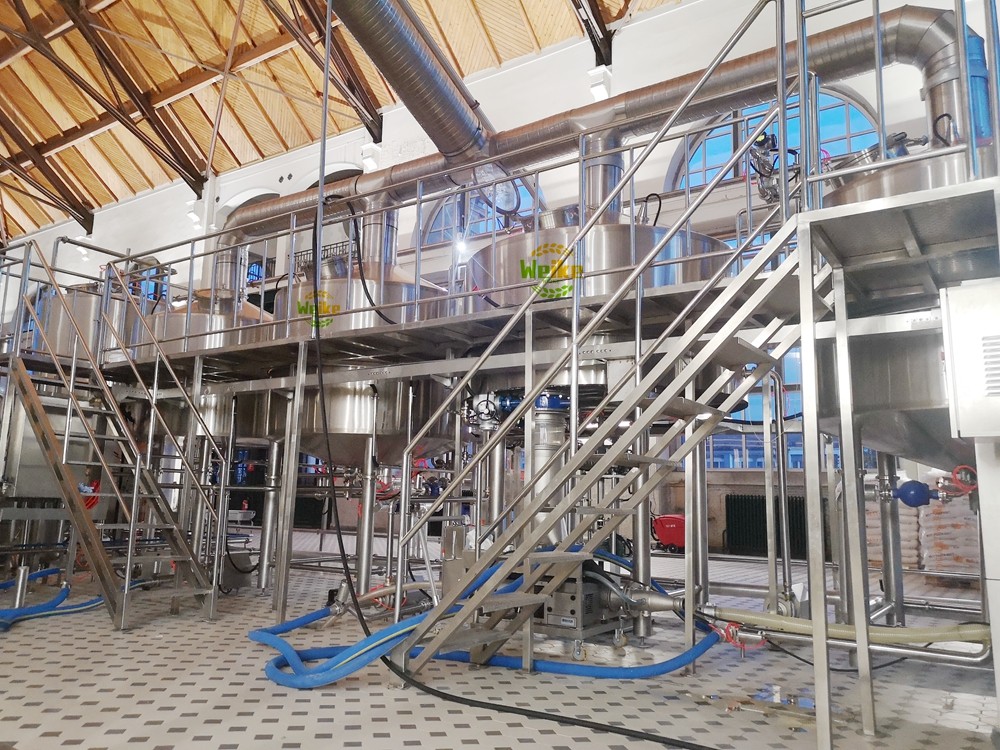 Industrielle Bierbrauausrüstung