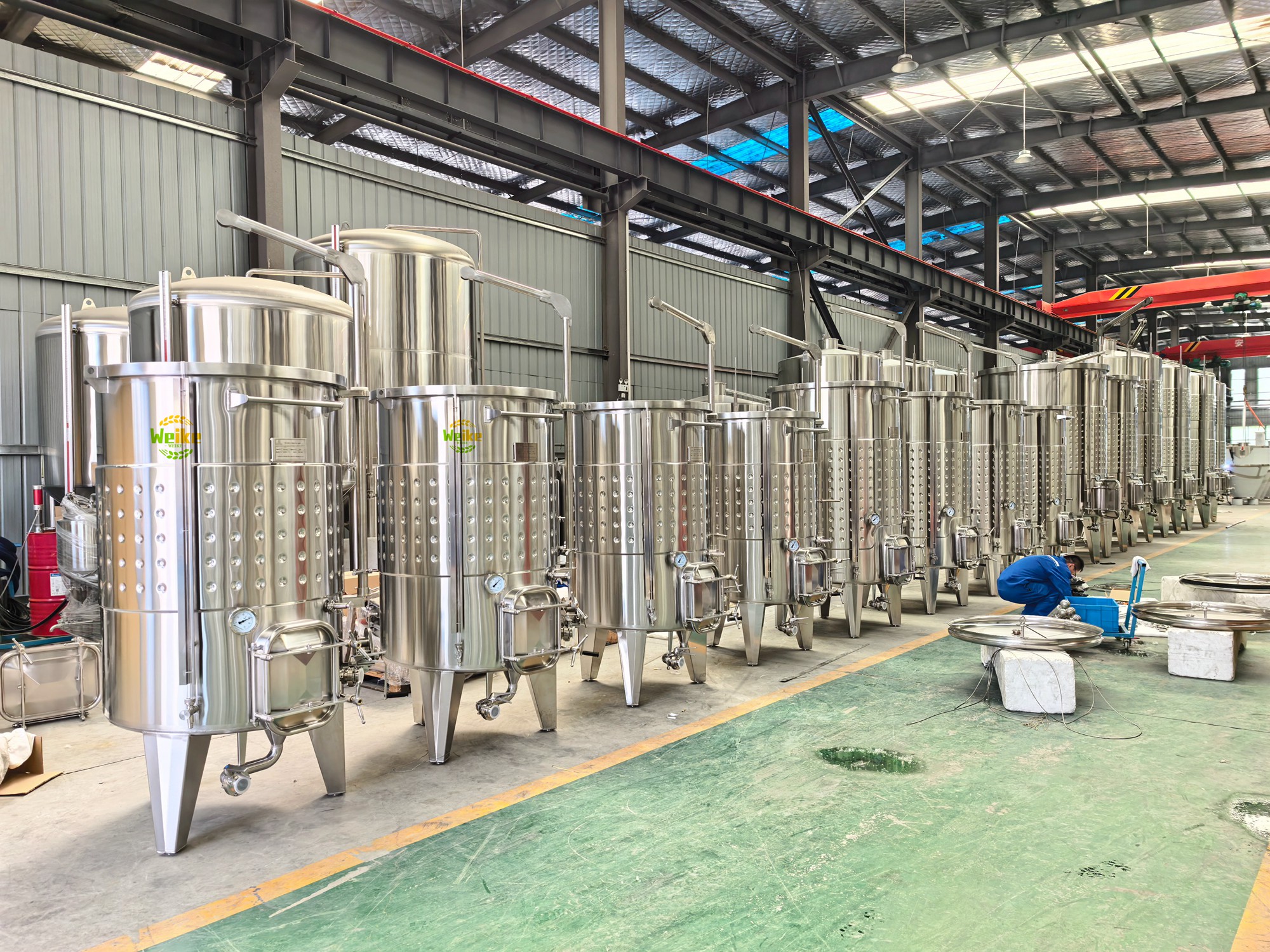 3000L Weintank mit variablem Volumen