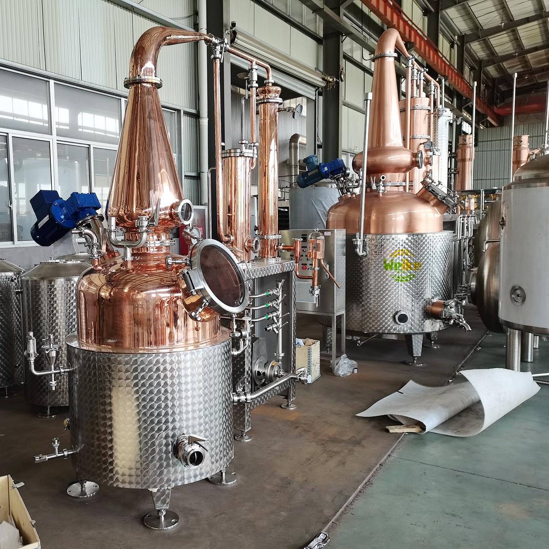 2000L attrezzatura per distilleria di vodka, gin, whisky e brandy