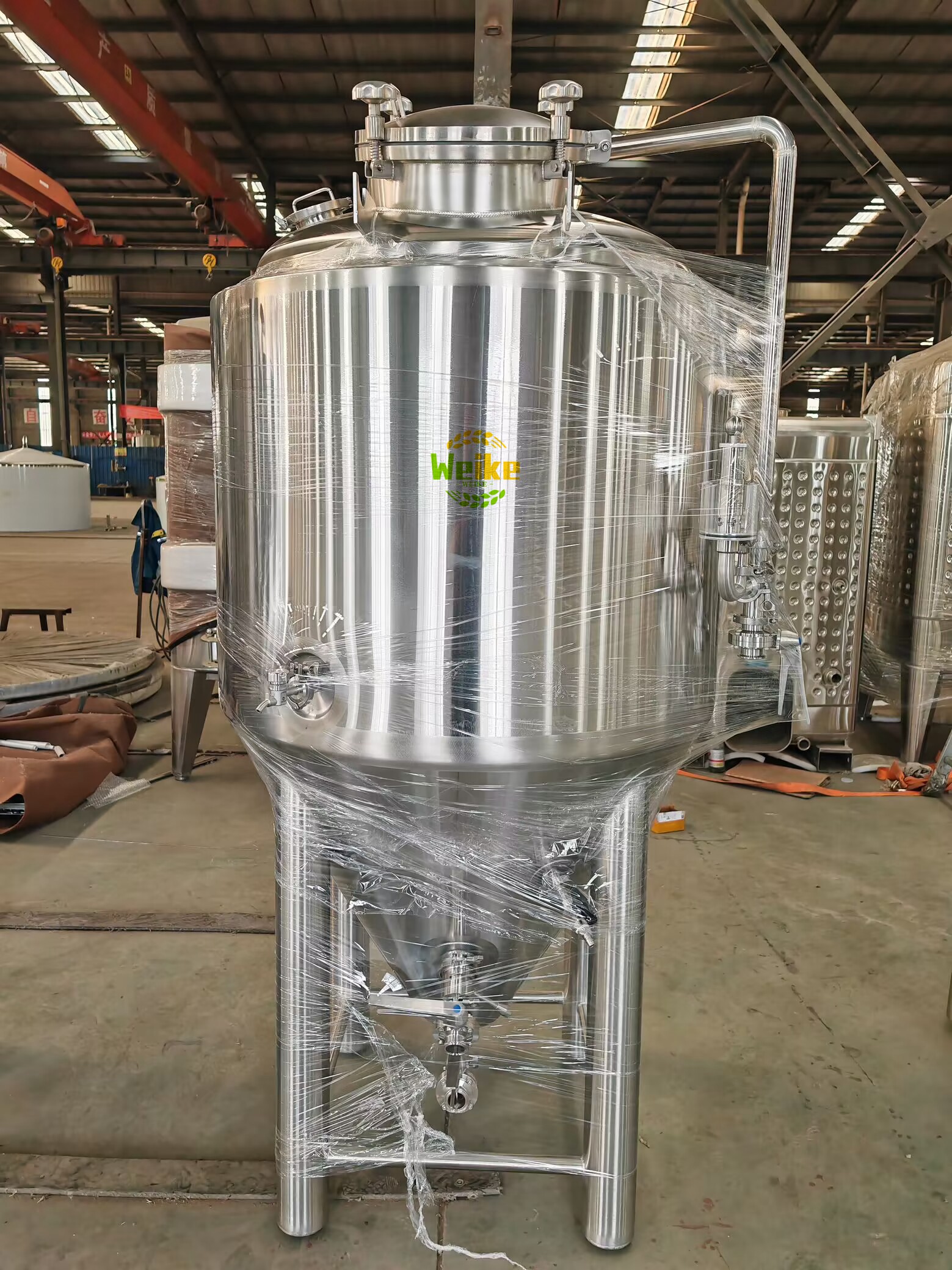 serbatoi di fermentazione della birra conici