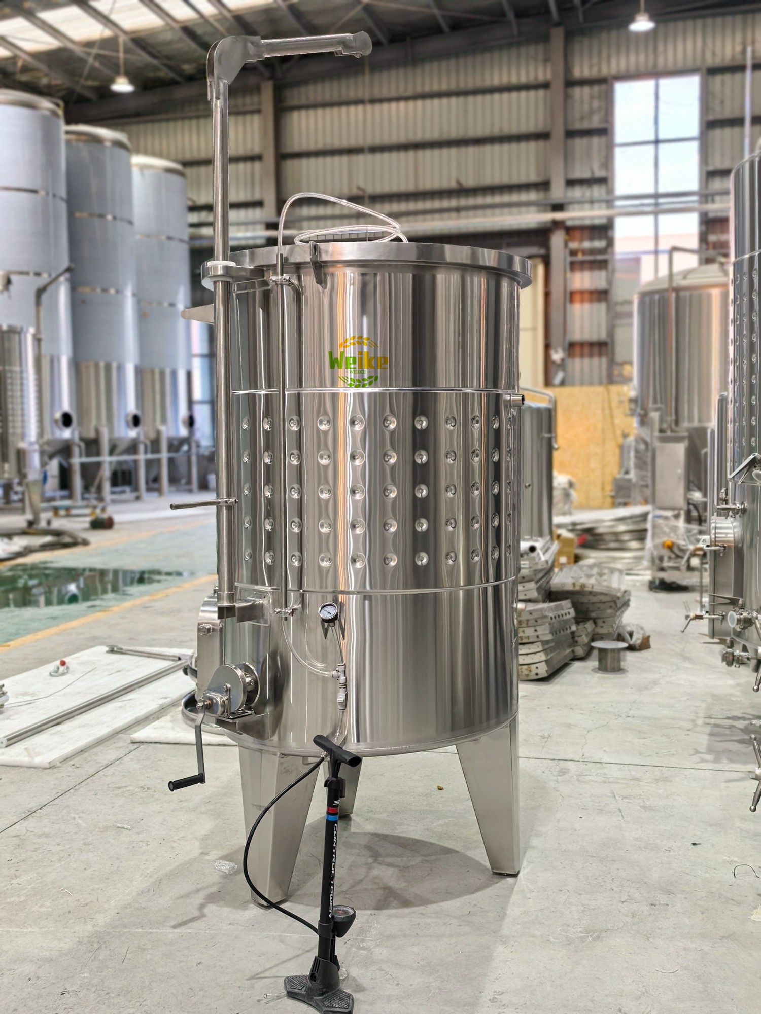 Serbatoi per vino da 1000L con coperchio galleggiante