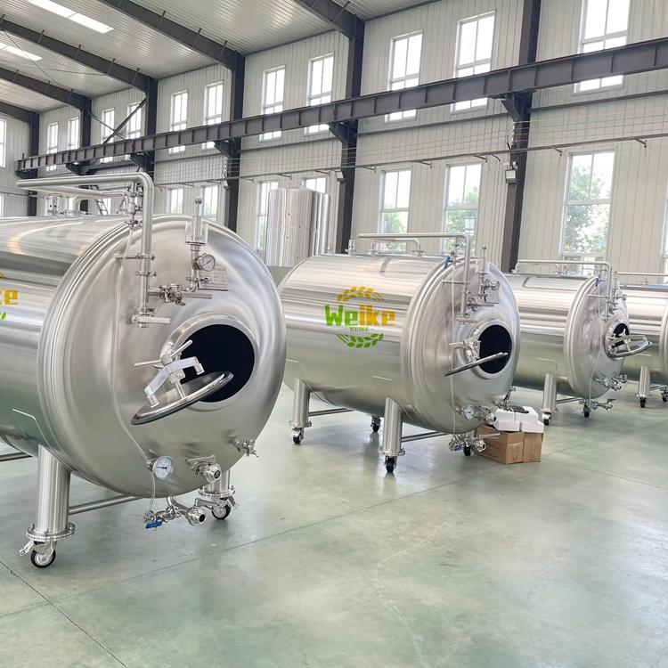 1000L horizontale helderbiertank