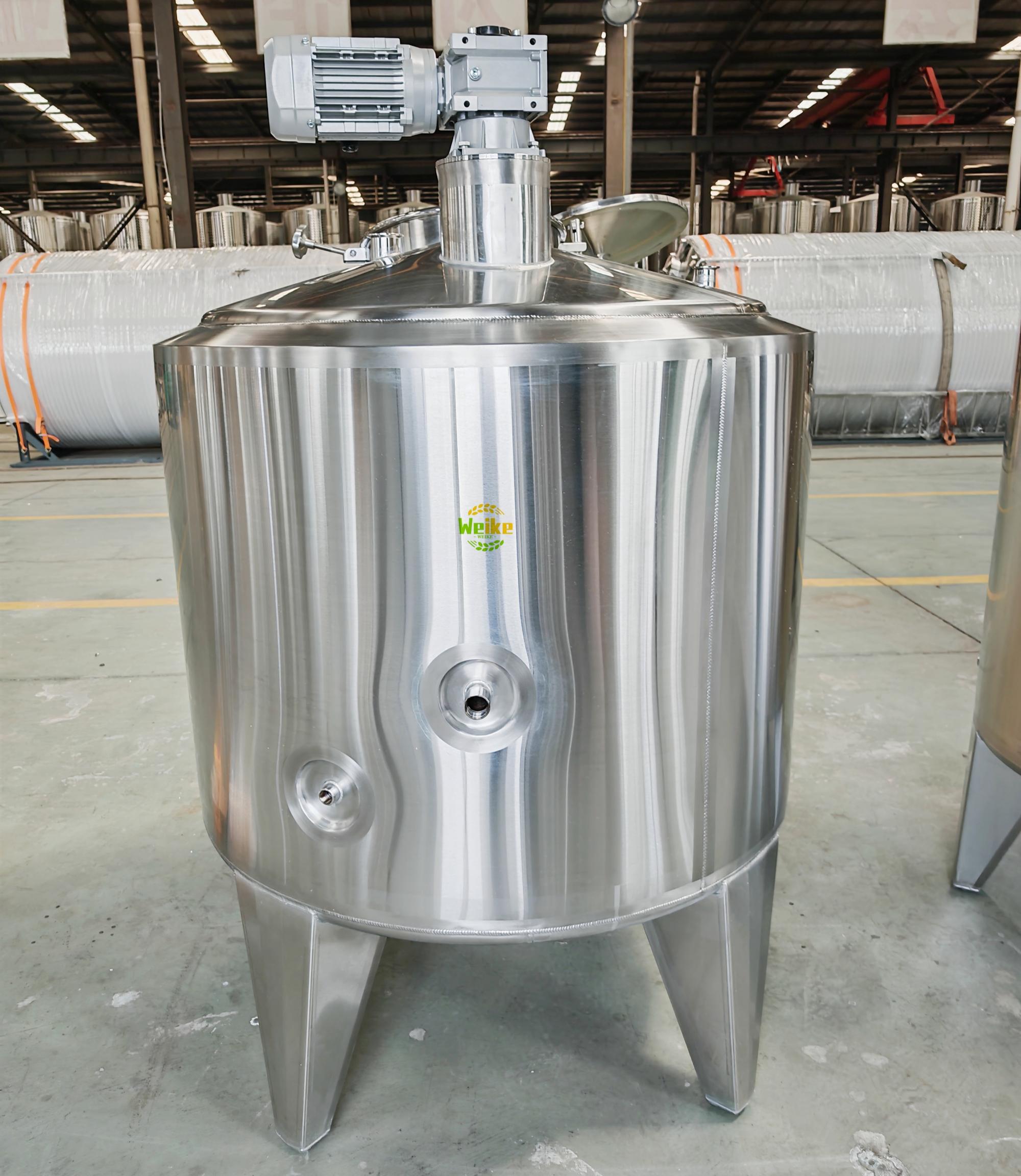 roestvrijstalen mengtanks voor dranken