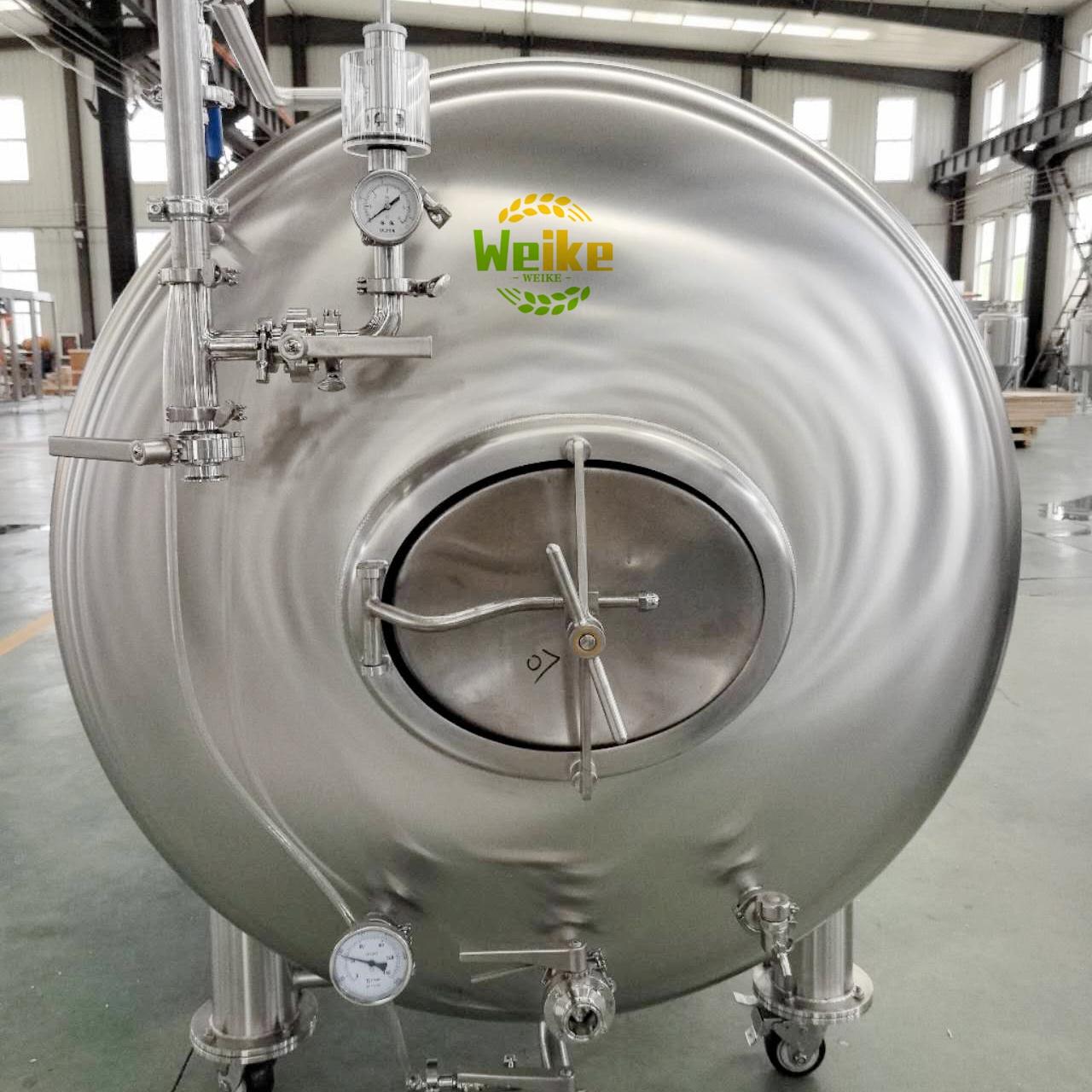 1000L horizontale helderbiertank