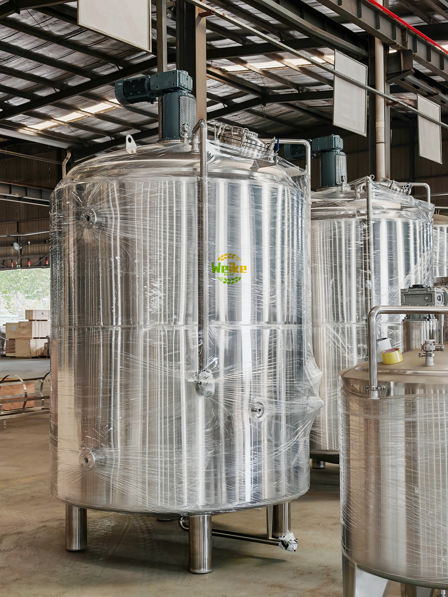 meng tank voor fruitpulp