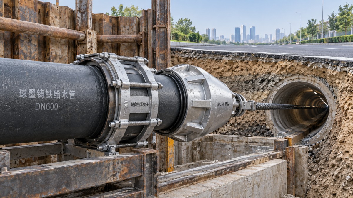 Kan een nodulair gietijzeren waterleidingbuis worden geïnstalleerd met pipe bursting?