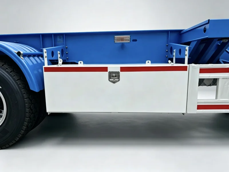 45-ft-Skelettanhänger mit 3 Achsen