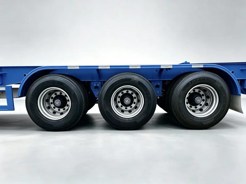 45-ft-Skelettanhänger mit 3 Achsen