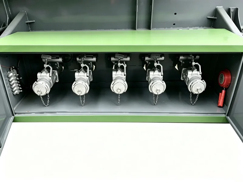 3-Achs-45000L-Kraftstofftankauflieger mit geradem Träger in geteilter Ausführung