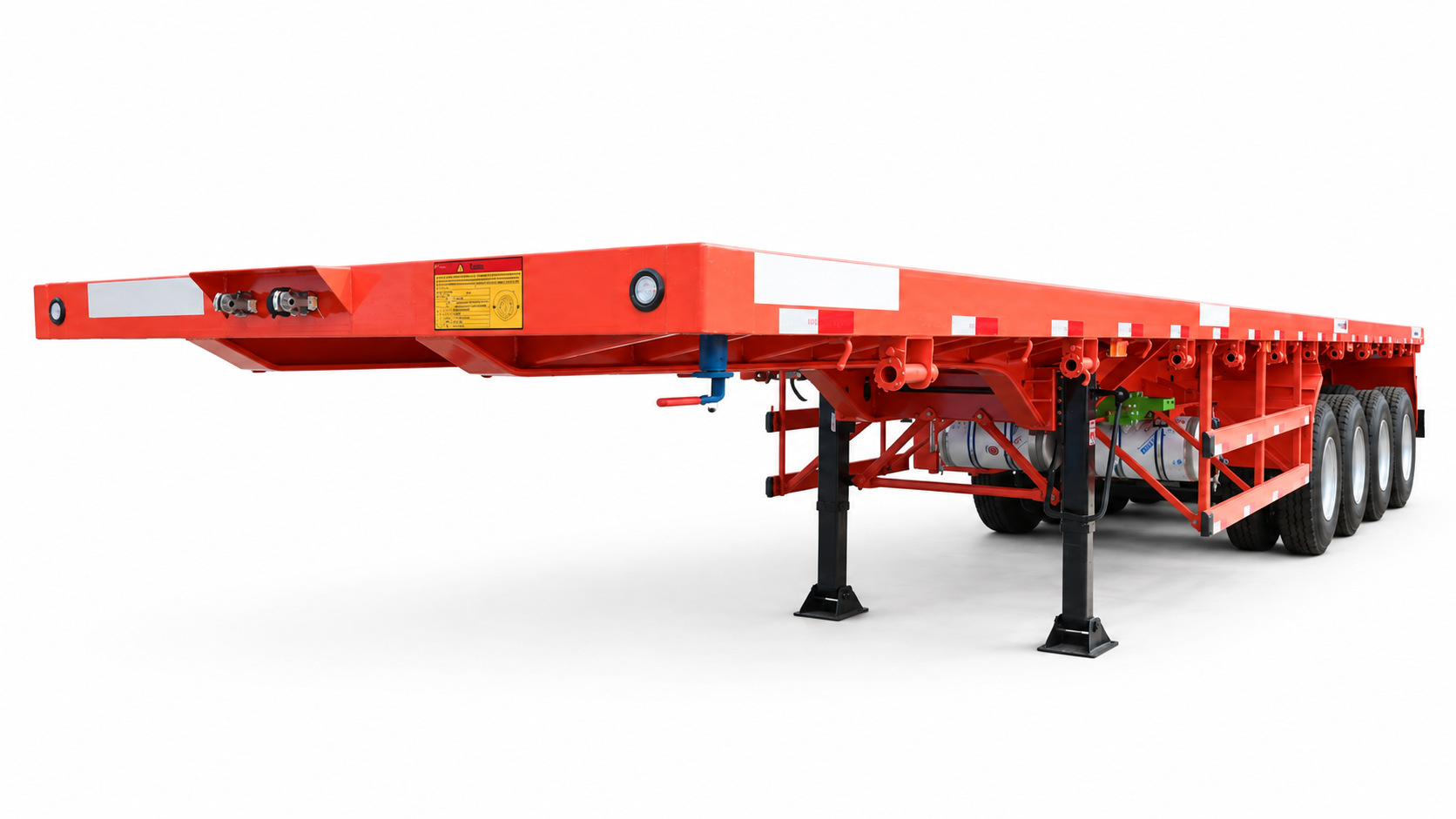 40ft 4-Achs-Container-Flachbett-Sattelauflieger