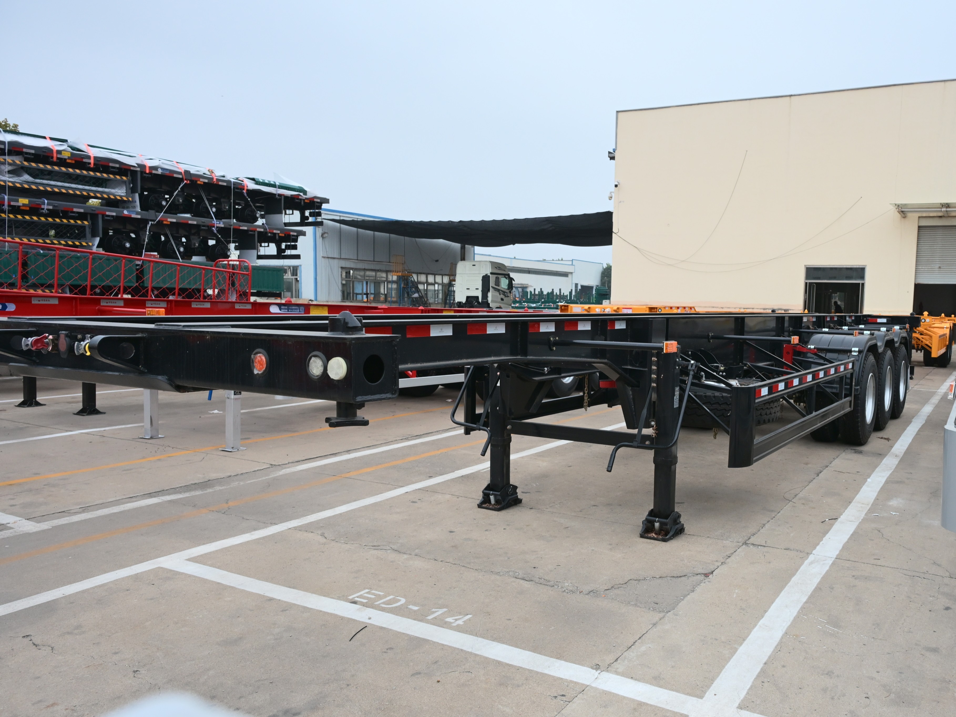 3-Achs-Containerchassisauflieger