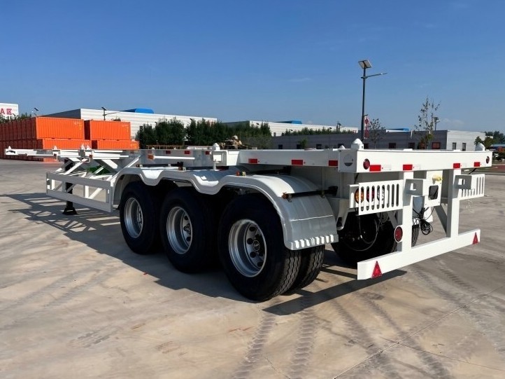 3-Achs-40-Fuß-Containerchassis-Sattelauflieger