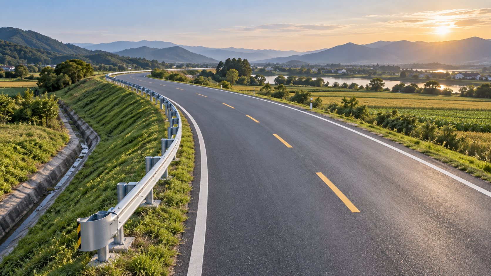 Como escolher um sistema de barreiras de segurança rodoviária para estradas rurais de alta velocidade