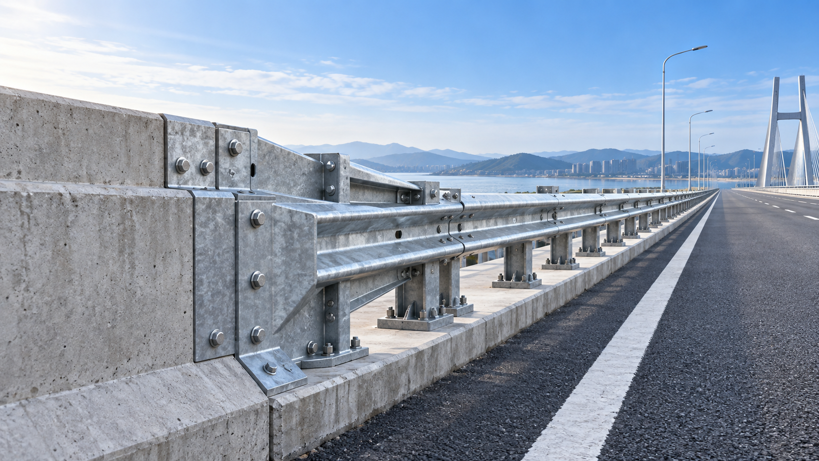 Quando um sistema de barreira de segurança rodoviária necessita de uma transição de rígida para flexível